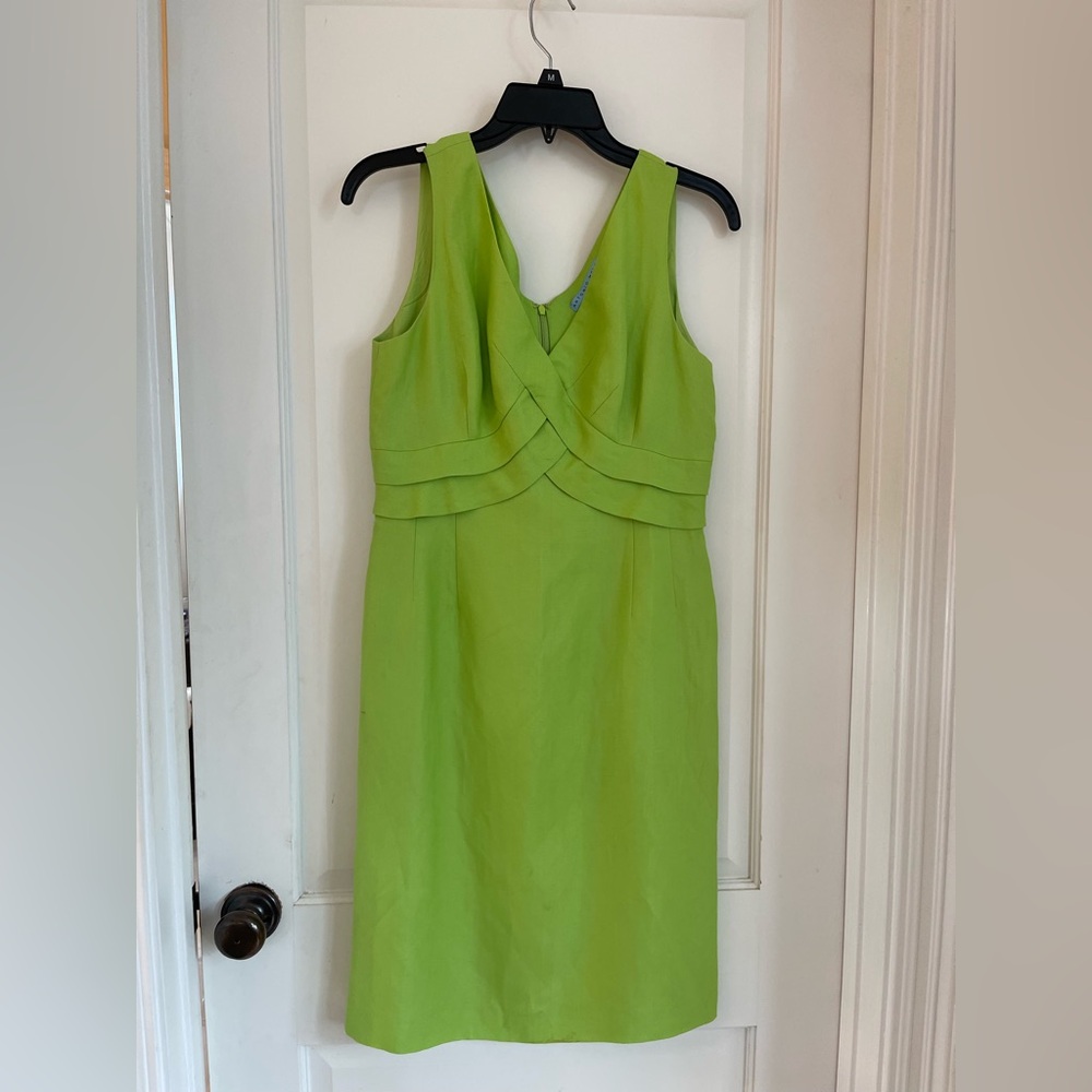 Antonio Milani size 6 lime green spring dress.